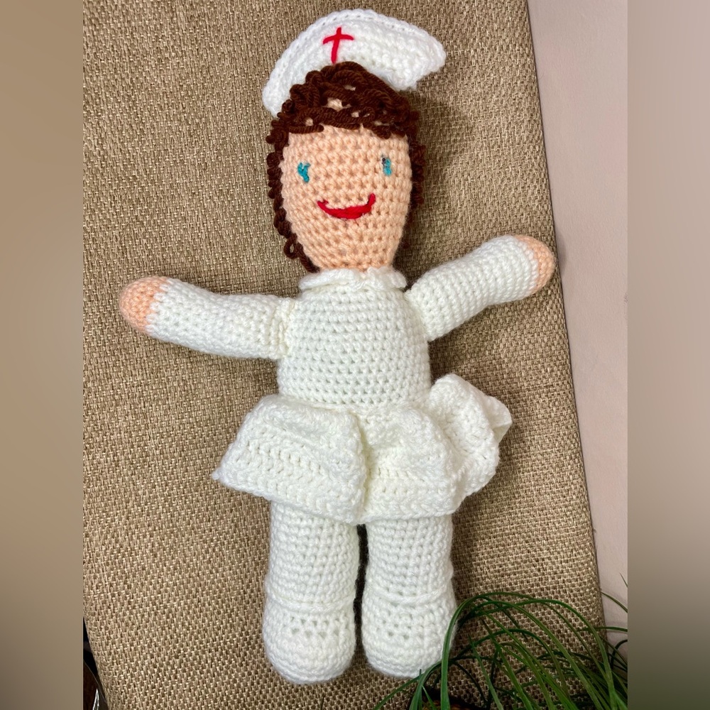 Handcrafted Crocheted Nurse Dolls
Pick One